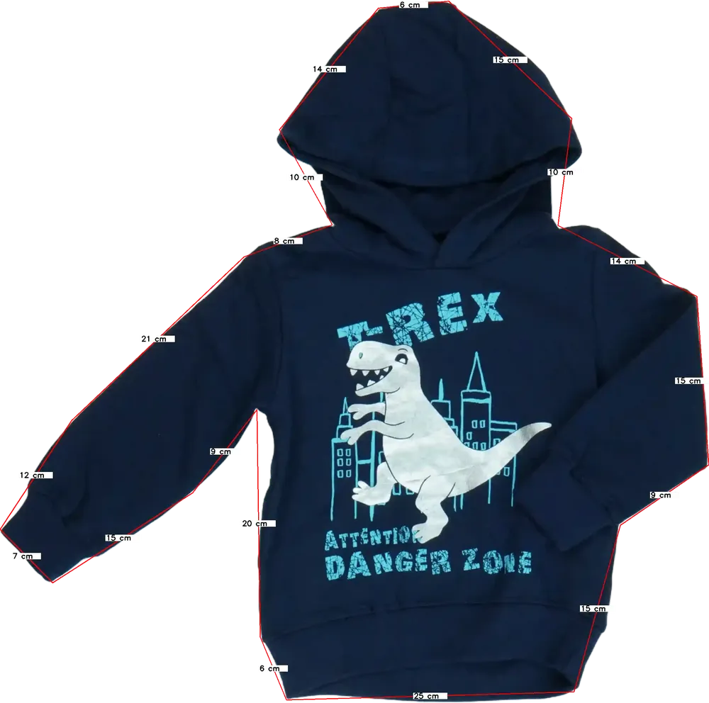 Kék Kiki&amp;Koko Kapucnis pulóver EU 98 / UK 3 év / US 3T