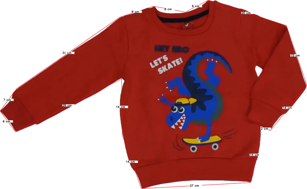 Piros Kiki&amp;Koko Pulóver EU 116 / UK 6 év / US 6 év/S