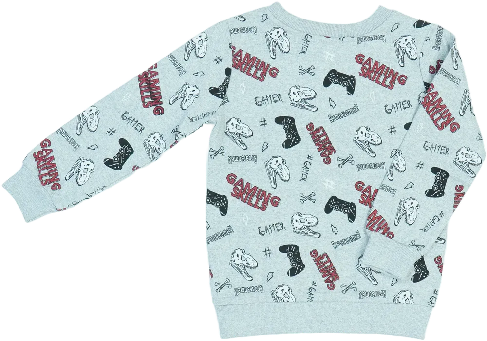 Szürke Y.F.K. Pulóver EU 128 / UK 8 év / US 8 év/M