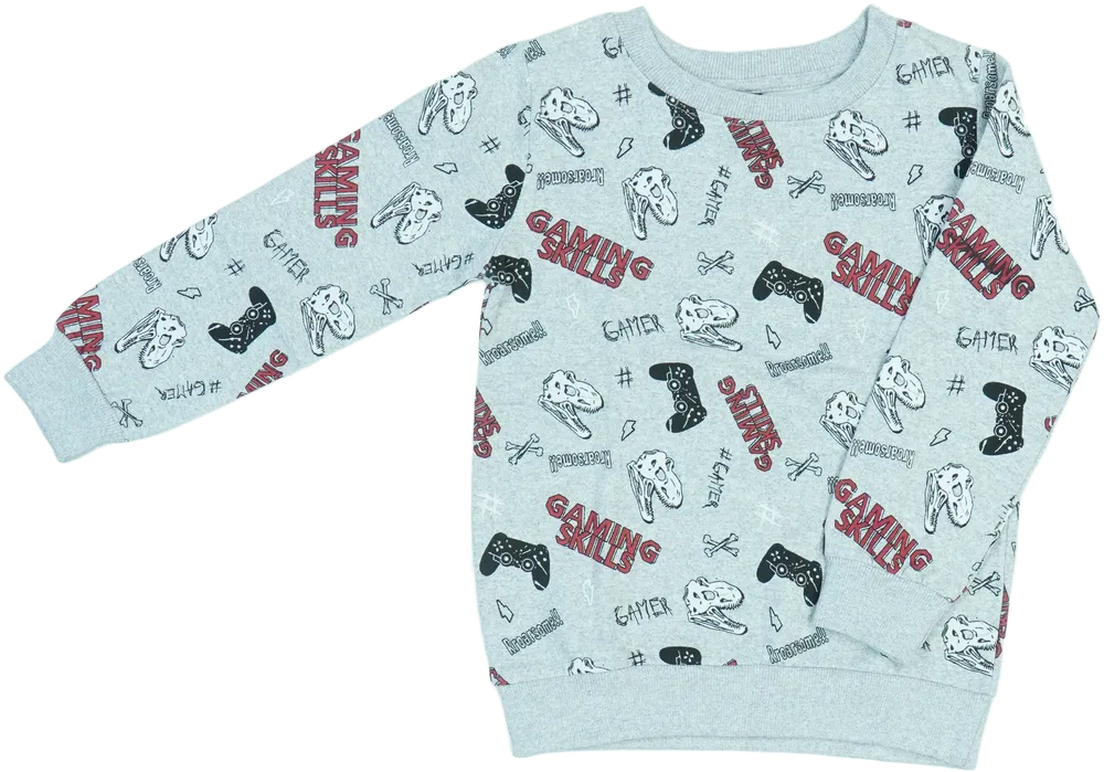 Szürke Y.F.K. Pulóver EU 128 / UK 8 év / US 8 év/M