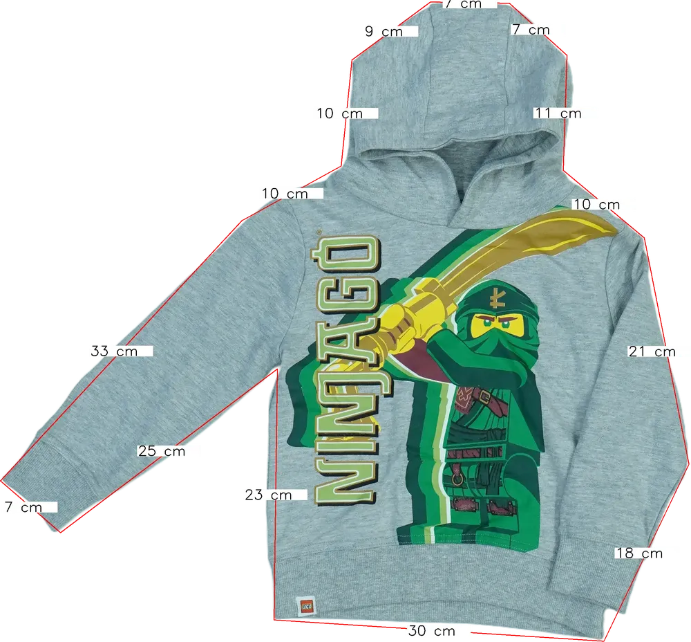 Szürke Lego Kapucnis pulóver EU 98 / UK 3 év / US 3T