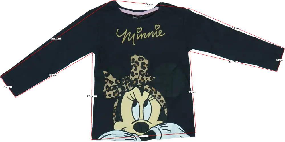 Szürke Disney Hosszú ujjú felső EU 110 / UK 5 év / US 5 év/XS