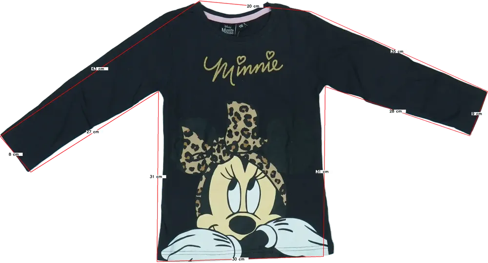 Szürke Disney Hosszú ujjú felső EU 116 / UK 6 év / US 6 év/S