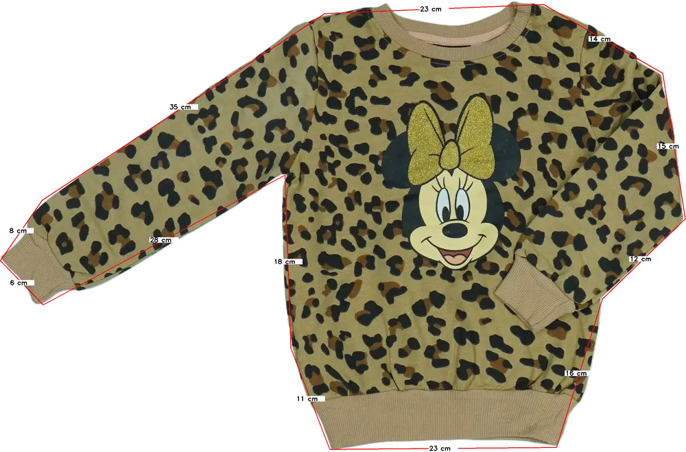 Barna Disney Pulóver EU 116 / UK 6 év / US 6 év/S