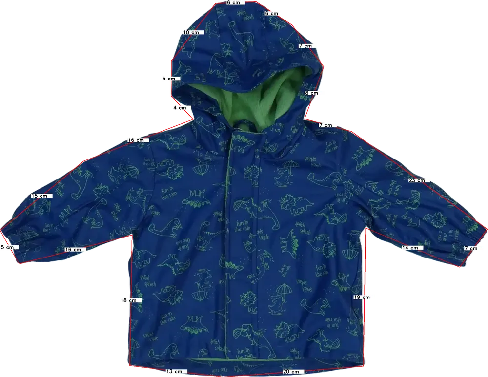 Kék Ergee Esőkabát EU 74 / UK 6-9 hónap / US 6-9 hónap