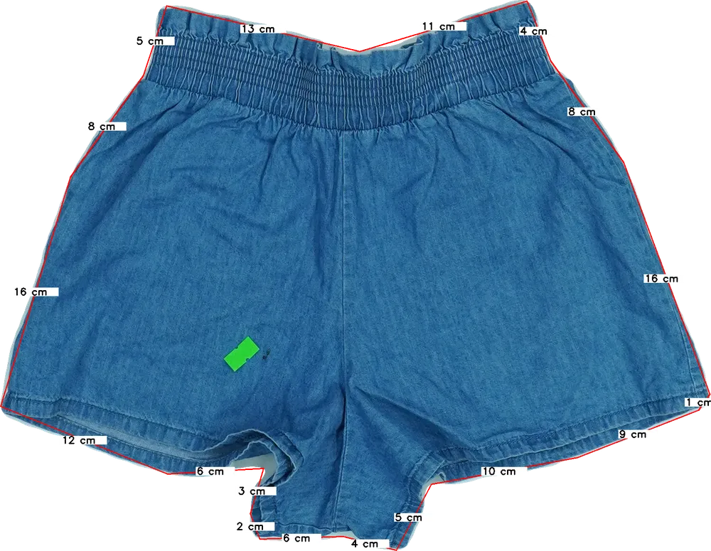 Kék Y.F.K. Rövidnadrág EU 128 / UK 8 év / US 8 év/M