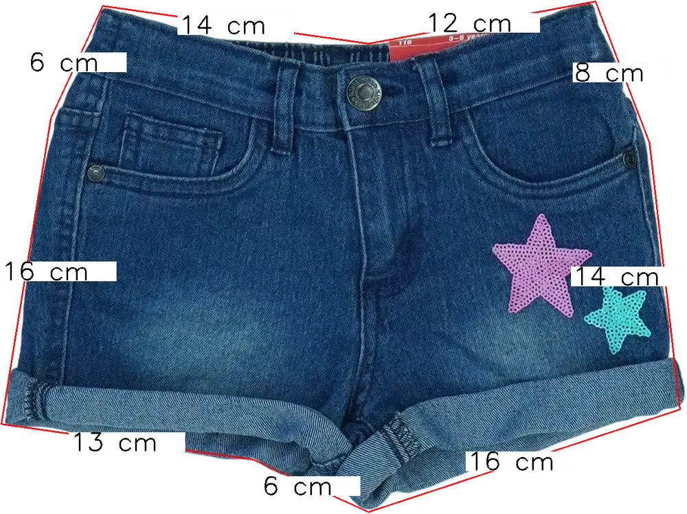 Kék Kiki&amp;Koko Rövidnadrág EU 116 / UK 6 év / US 6 év/S