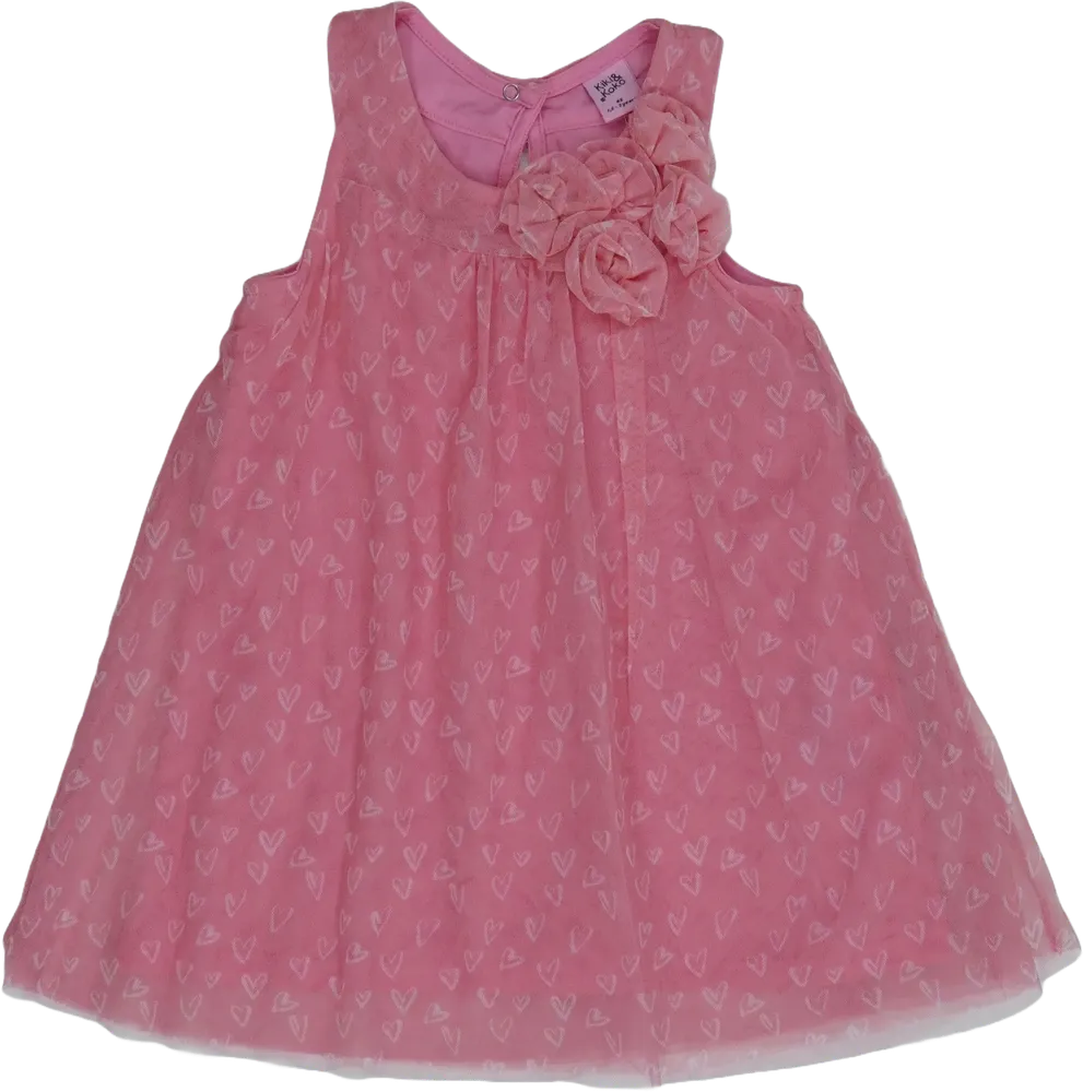 Rózsaszín Kiki&amp;Koko Ruha EU 92 / UK 2 év / US 2T