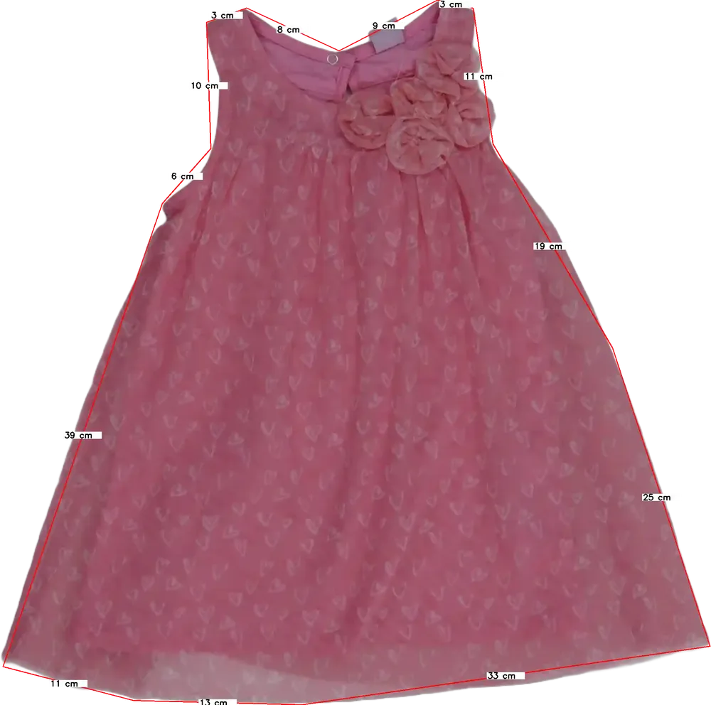 Rózsaszín Kiki&amp;Koko Ruha EU 98 / UK 3 év / US 3T