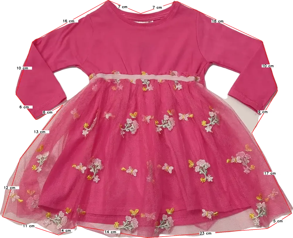 Rózsaszín Ergee Ruha EU 80 / UK 9-12 hónap / US 12 hónap