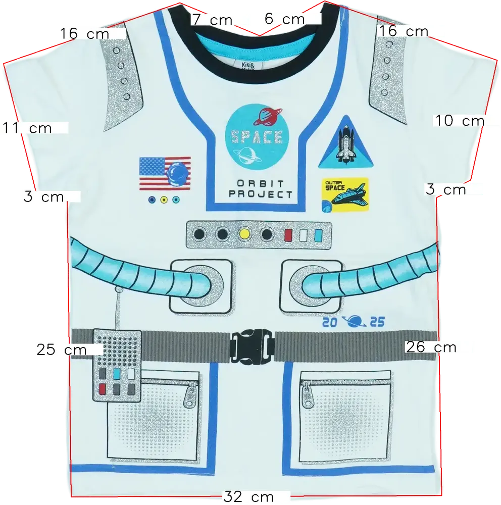 Fehér Kiki&amp;Koko Póló EU 98 / UK 3 év / US 3T