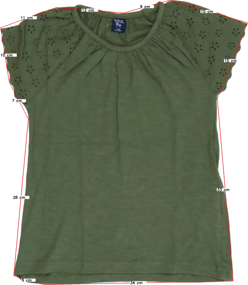 Zöld Y.F.K. Póló EU 128 / UK 8 év / US 8 év/M