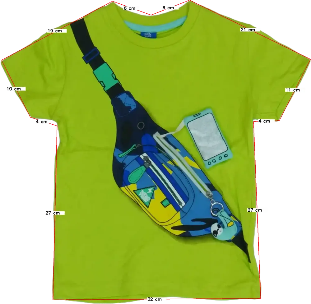 Zöld Kiki&amp;Koko Póló EU 110 / UK 5 év / US 5 év/XS