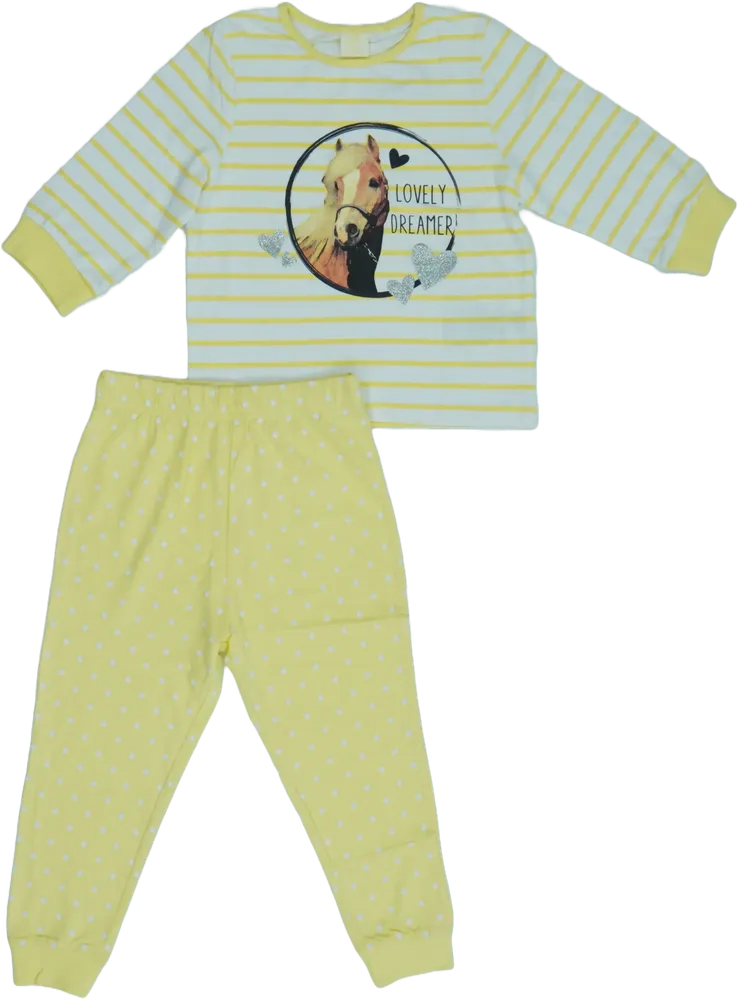 Sárga Kiki&amp;Koko Pizsama EU 92 / UK 2 év / US 2T