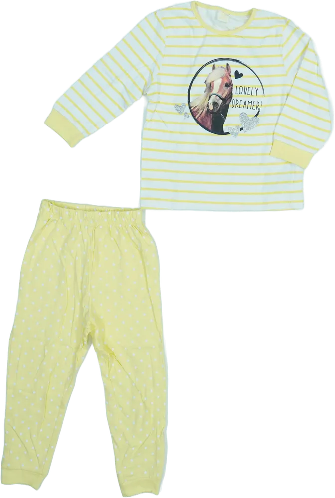 Sárga Kiki&amp;Koko Pizsama EU 104 / UK 4 év / US 4T/XS