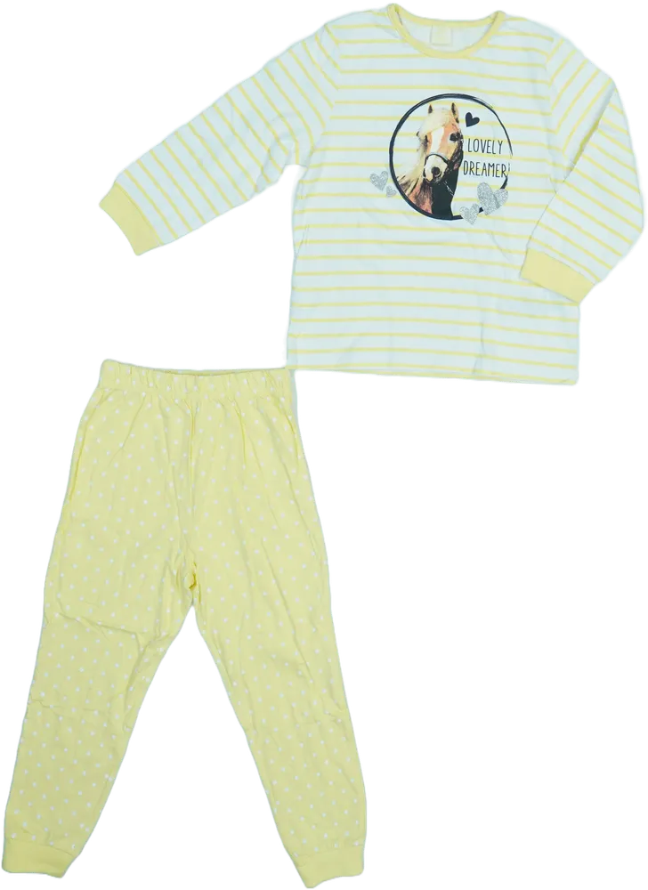 Sárga Kiki&amp;Koko Pizsama EU 116 / UK 6 év / US 6 év/S