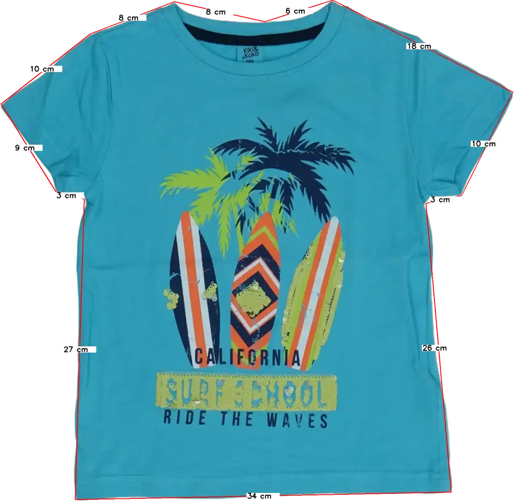 Kék Kiki&amp;Koko Póló EU 110 / UK 5 év / US 5 év/XS