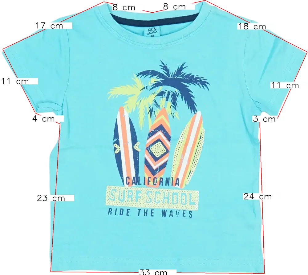 Kék Kiki&amp;Koko Póló EU 98 / UK 3 év / US 3T