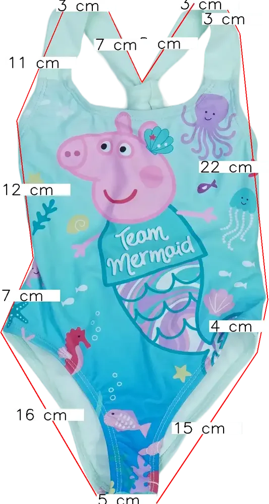 Kék Peppa pig Bikini EU 92 / UK 2 év / US 2T