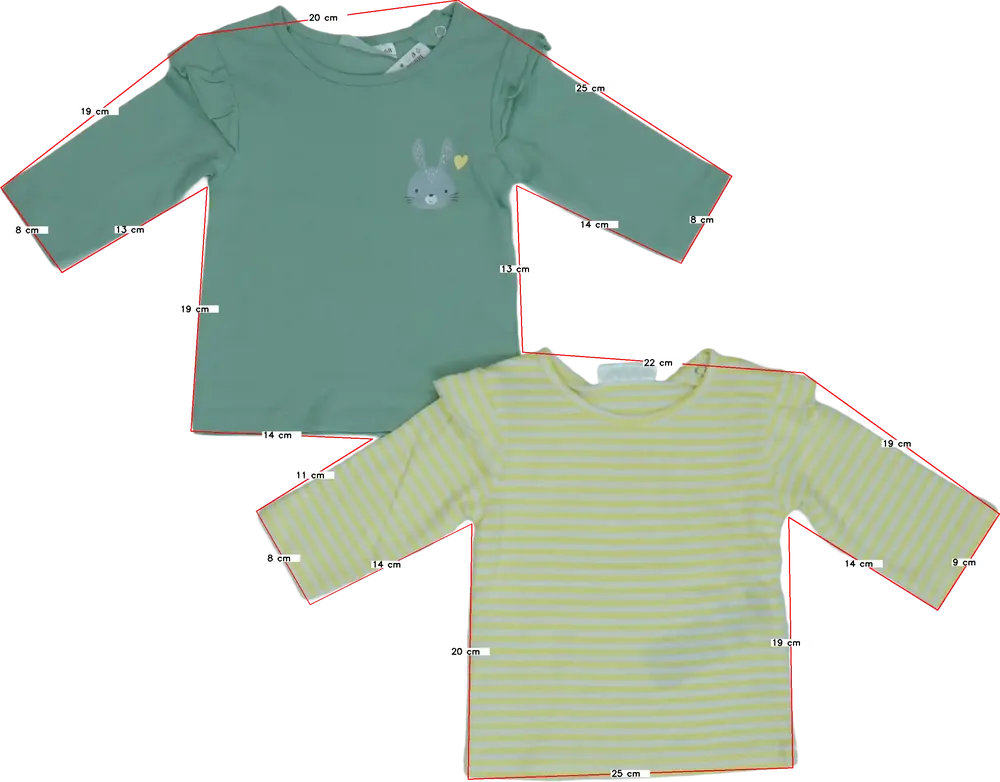 Multicoloured Ergee 2-piece set - Top EU 56 / UK Newborn / US Newborn