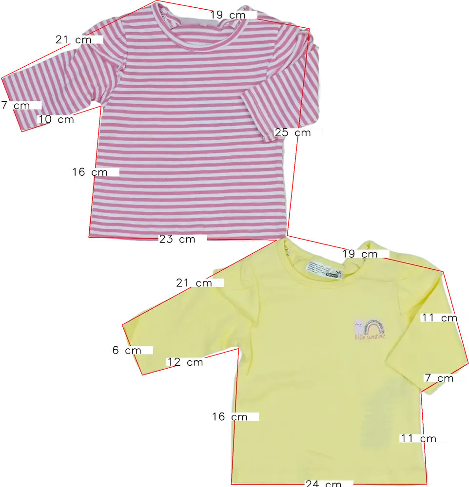 Multicoloured Ergee 2-piece set - Top EU 56 / UK Newborn / US Newborn