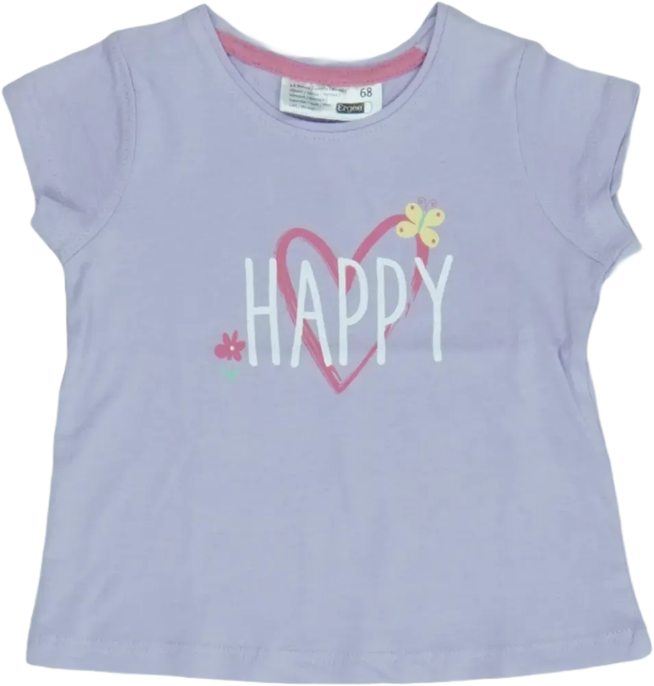 Lila Ergee Póló EU 68 / UK 3-6 hónap / US 3-6 hónap