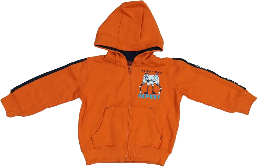 Sárga (narancs) Kiki&amp;Koko Kapucnis pulóver EU 92 / UK 2 év / US 2T