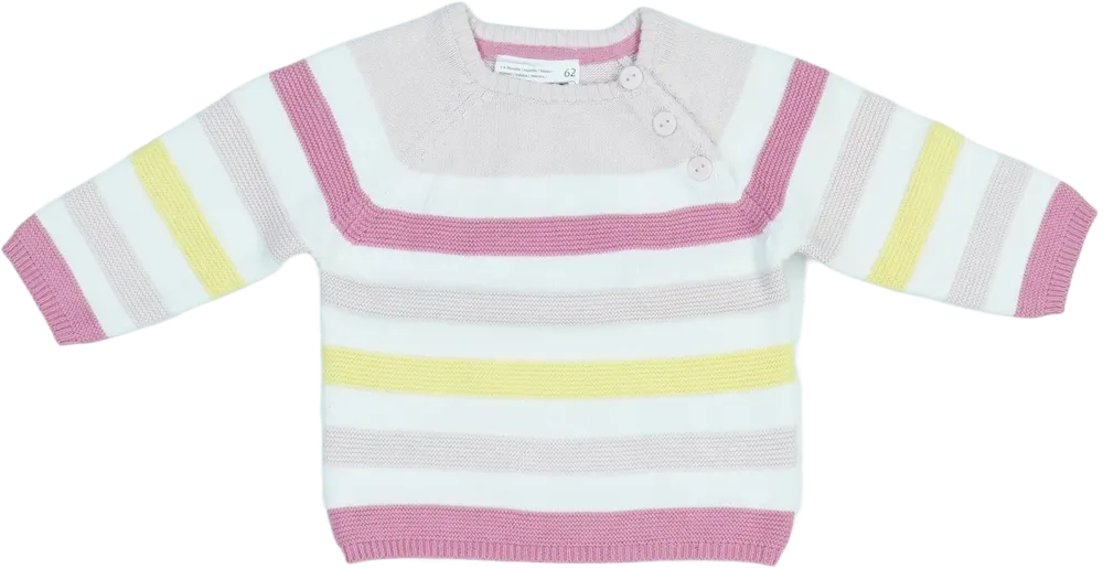 Többszínű Ergee Kötött pulcsi EU 62 / UK 0-3 hónap / US 0-3 hónap