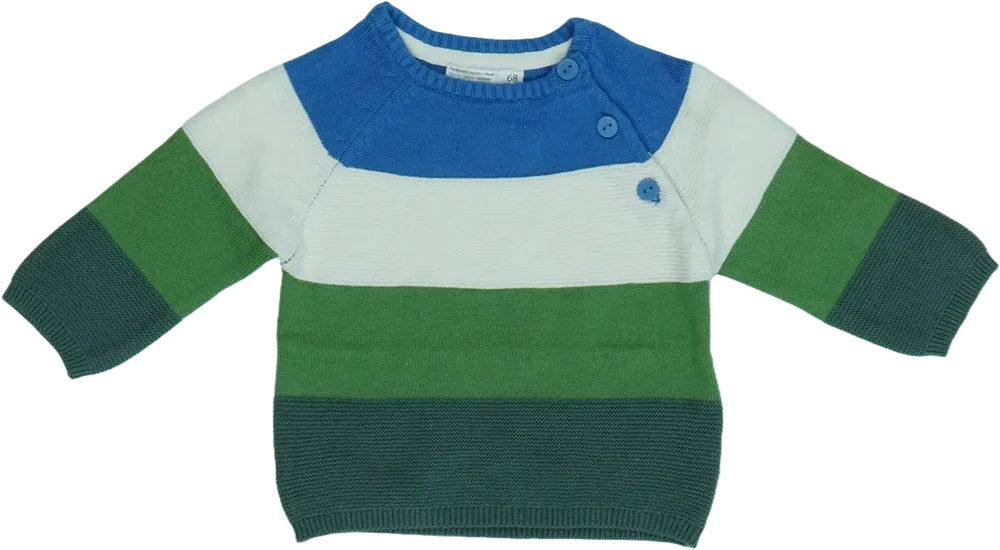 Többszínű Ergee Kötött pulcsi EU 50 / UK Újszülött / US Újszülött