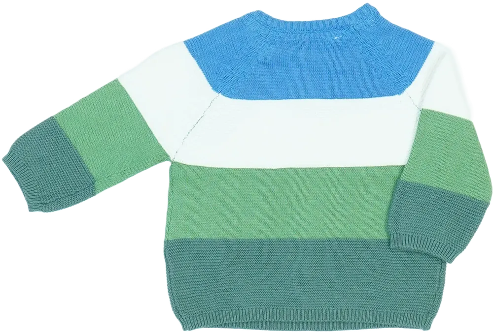 Többszínű Ergee Kötött pulcsi EU 56 / UK Újszülött / US Újszülött