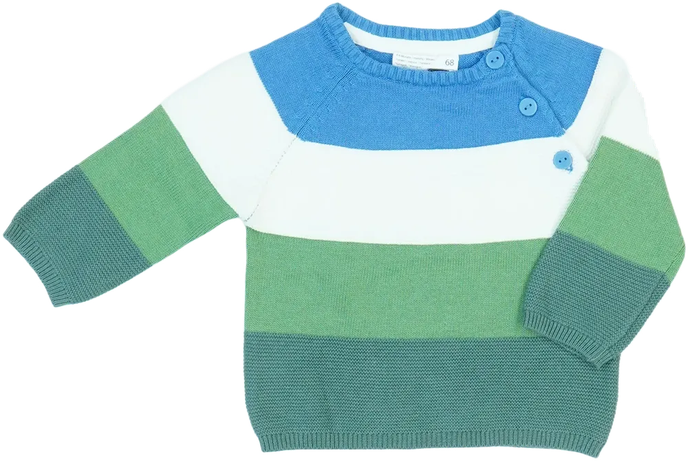 Többszínű Ergee Kötött pulcsi EU 68 / UK 3-6 hónap / US 3-6 hónap