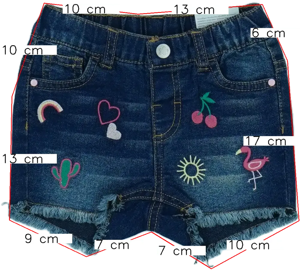 Kék Ergee Rövidnadrág EU 80 / UK 9-12 hónap / US 12 hónap