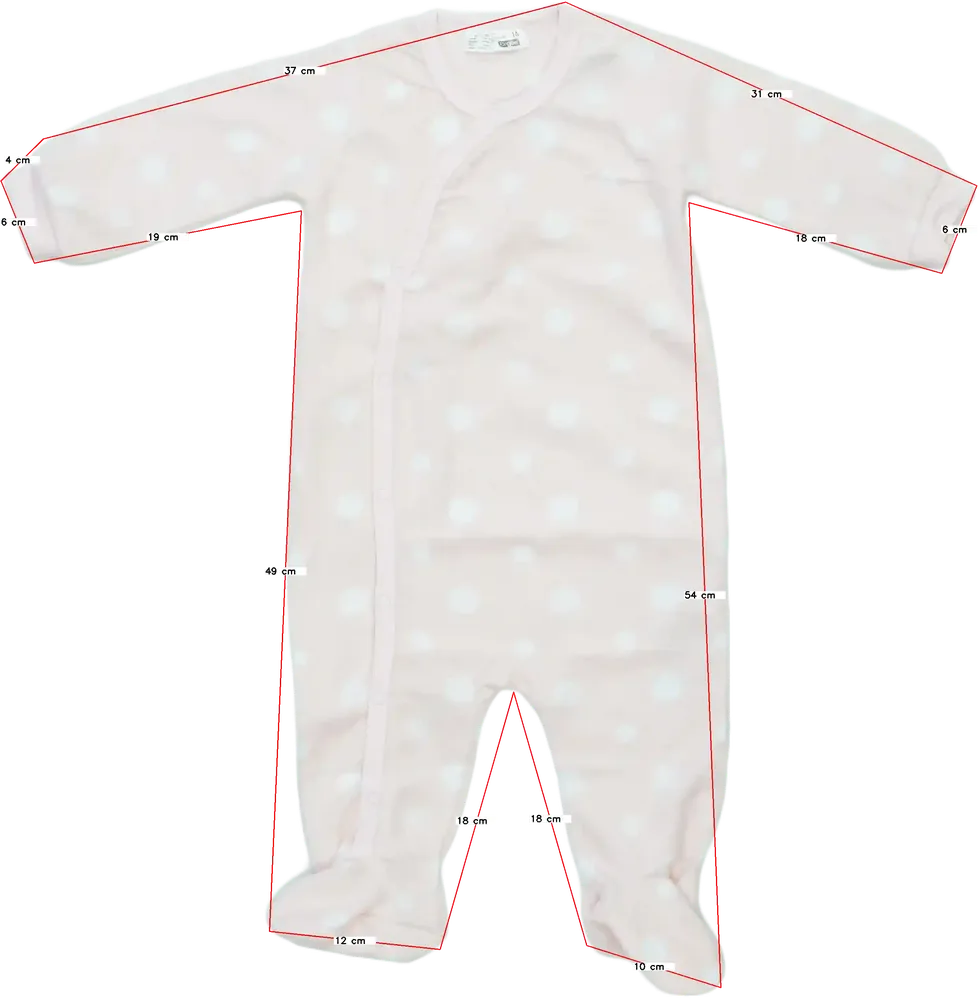 Rózsaszín Ergee Hosszú ujjú rugdalózó EU 74 / UK 6-9 hónap / US 6-9 hónap