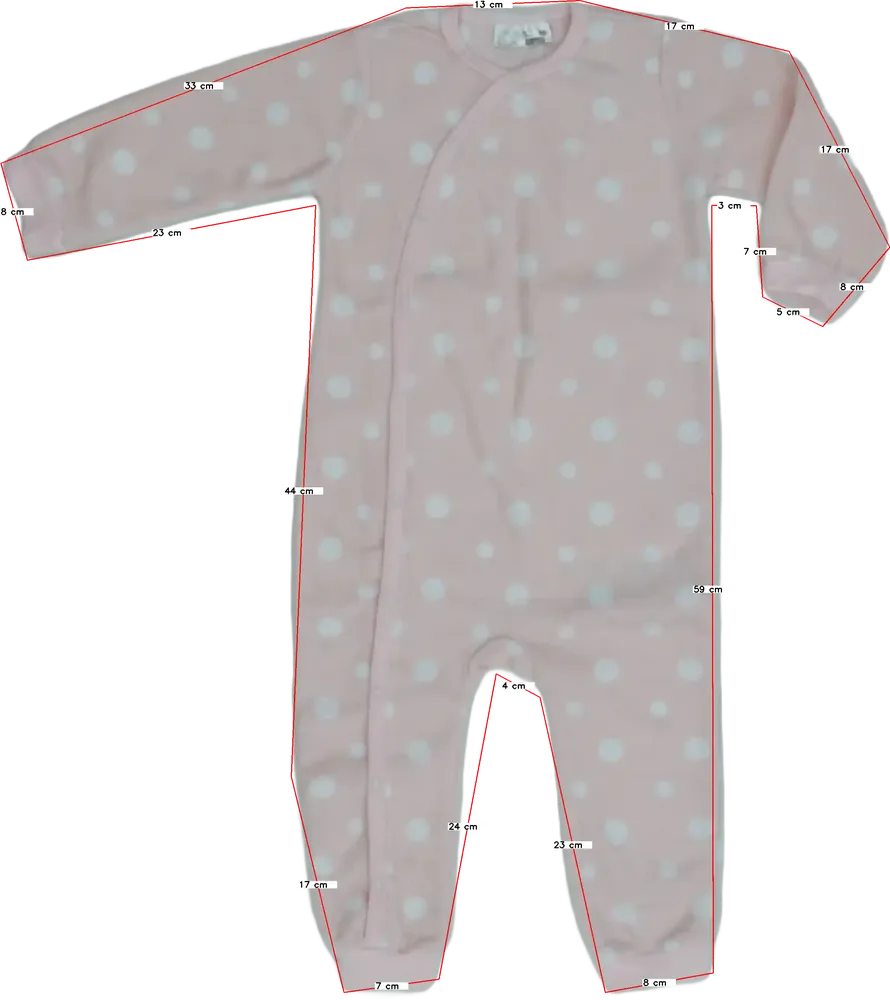 Rózsaszín Ergee Hosszú ujjú rugdalózó EU 86 / UK 12-18 hónap / US 18 hónap