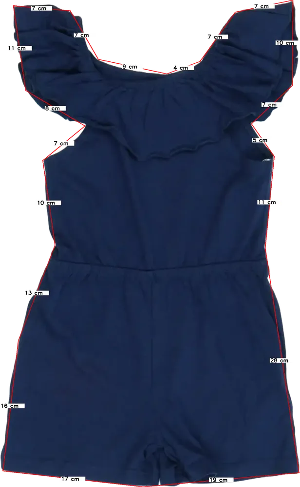 Kék Kiki&amp;Koko Playsuit / Jumpsuit EU 116 / UK 6 év / US 6 év/S