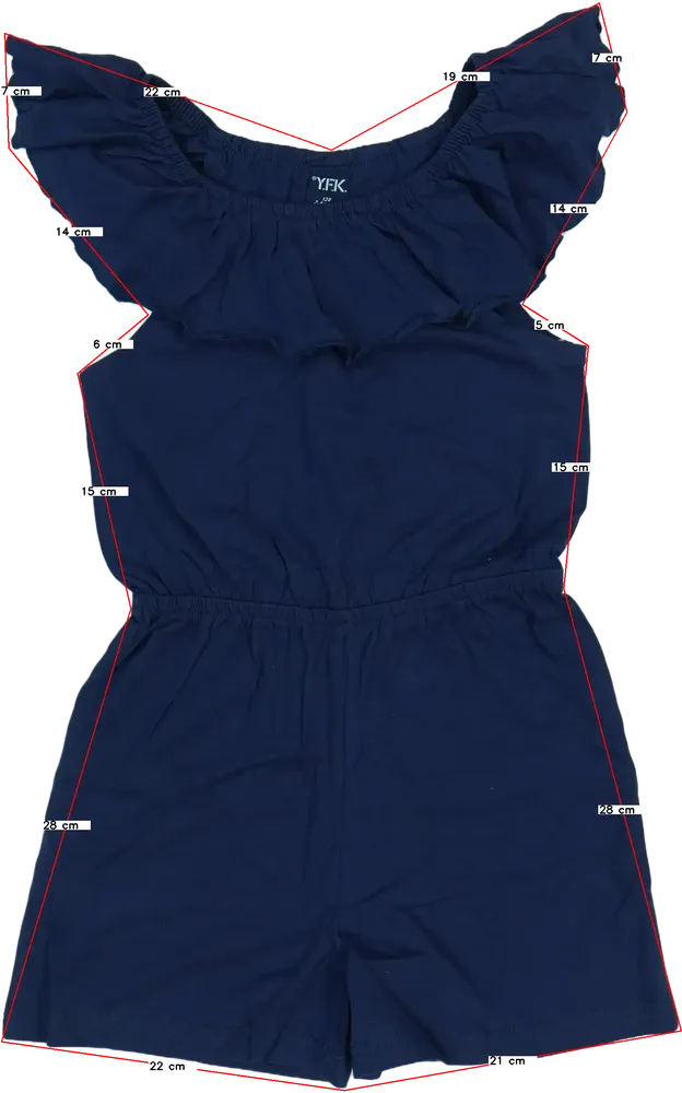 Kék Kiki&amp;Koko Playsuit / Jumpsuit EU 128 / UK 8 év / US 8 év/M