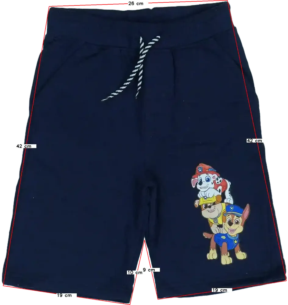 Kék Paw Patrol Rövidnadrág EU 128 / UK 8 év / US 8 év/M