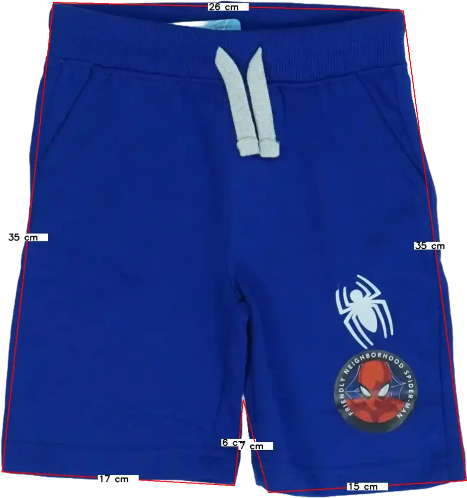 Kék Marvel Rövidnadrág EU 116 / UK 6 év / US 6 év/S