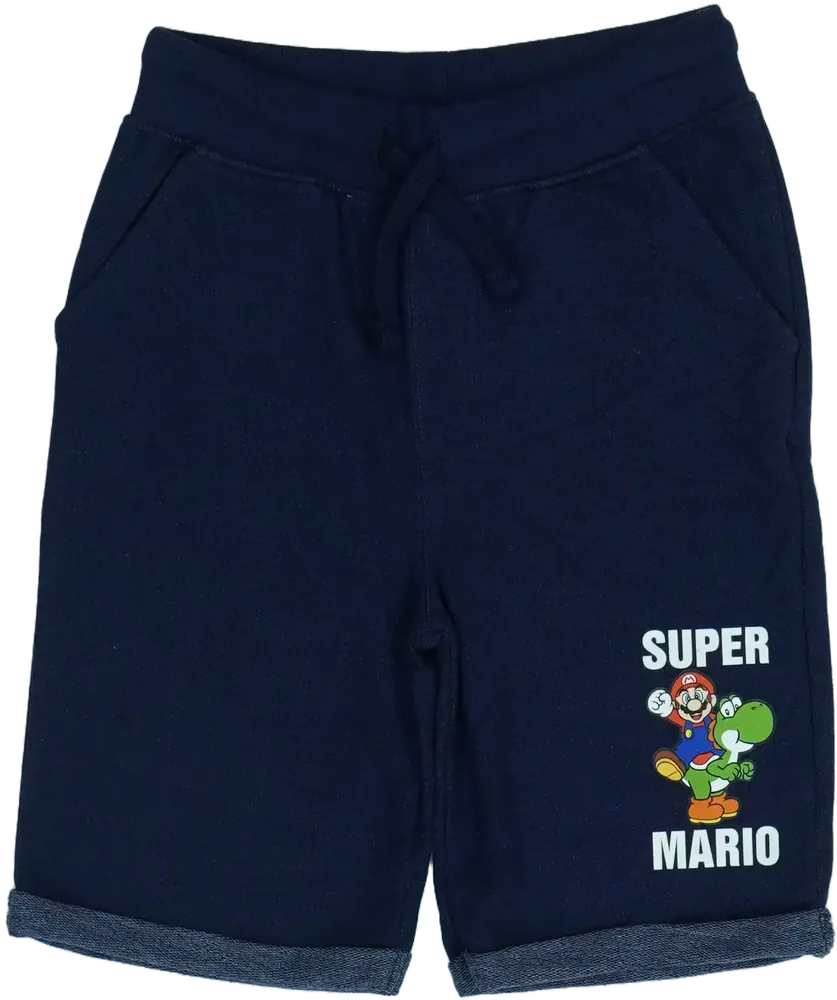 Kék Super Mario Rövidnadrág EU 122 / UK 7 év / US 7 év/M