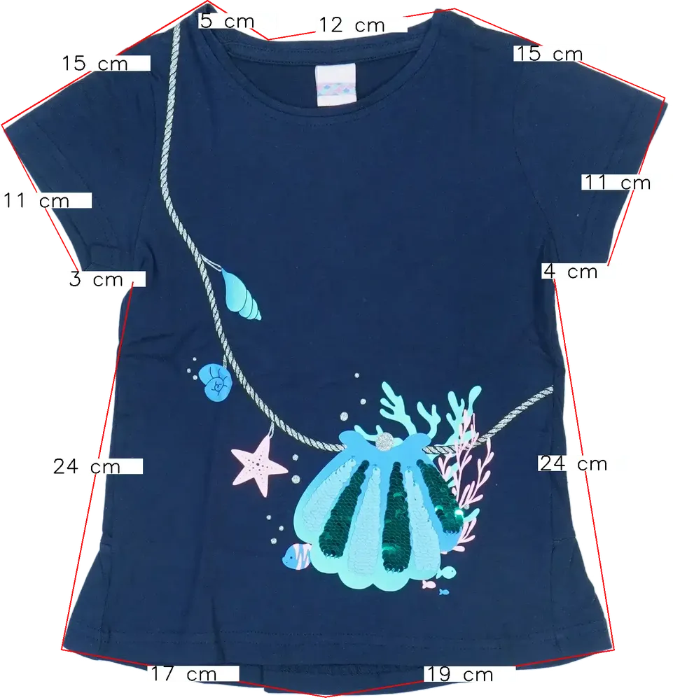 Kék Kiki&amp;Koko Póló EU 116 / UK 6 év / US 6 év/S