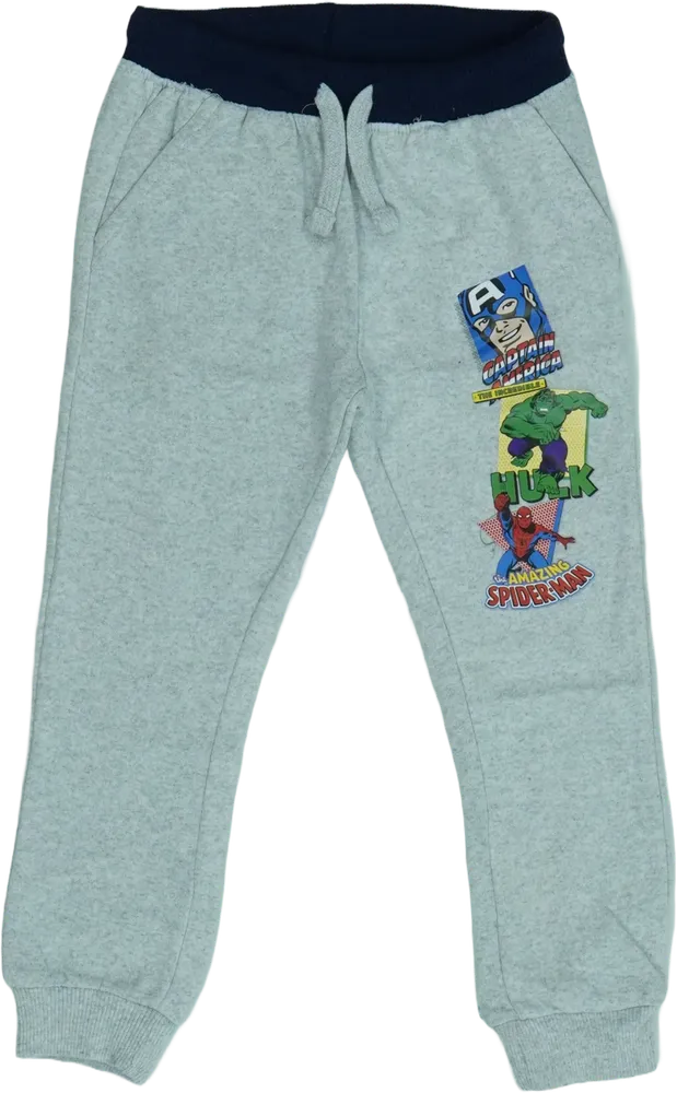 Szürke Marvel Melegítőnadrág EU 104 / UK 4 év / US 4T/XS