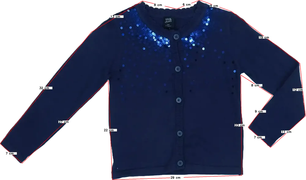 Kék Kiki&amp;Koko Kardigán EU 104 / UK 4 év / US 4T/XS