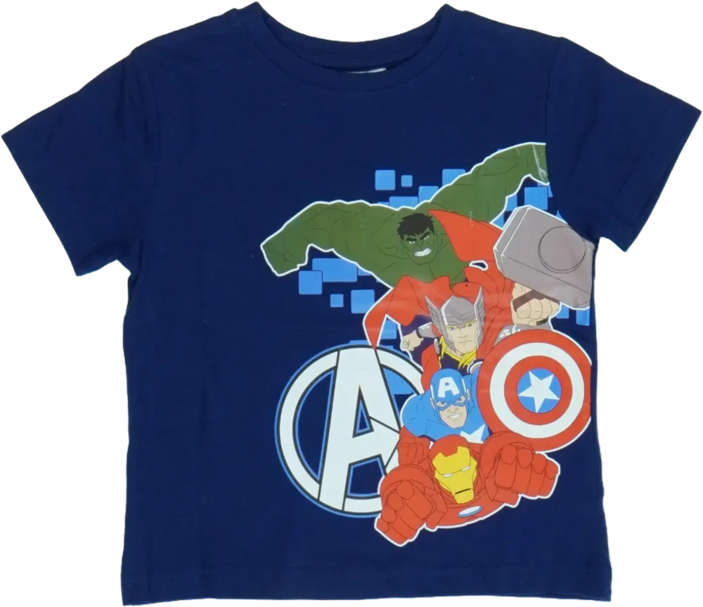 Kék Marvel Póló EU 104 / UK 4 év / US 4T/XS