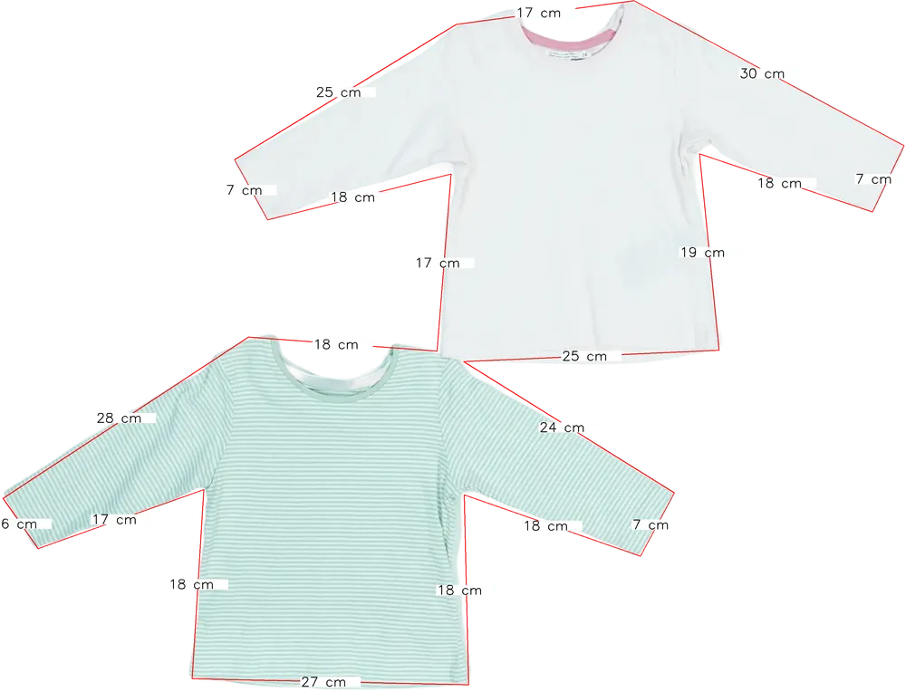 Multicoloured Ergee 2-piece set - Top EU 74 / UK 6-9 months / US 6-9 months