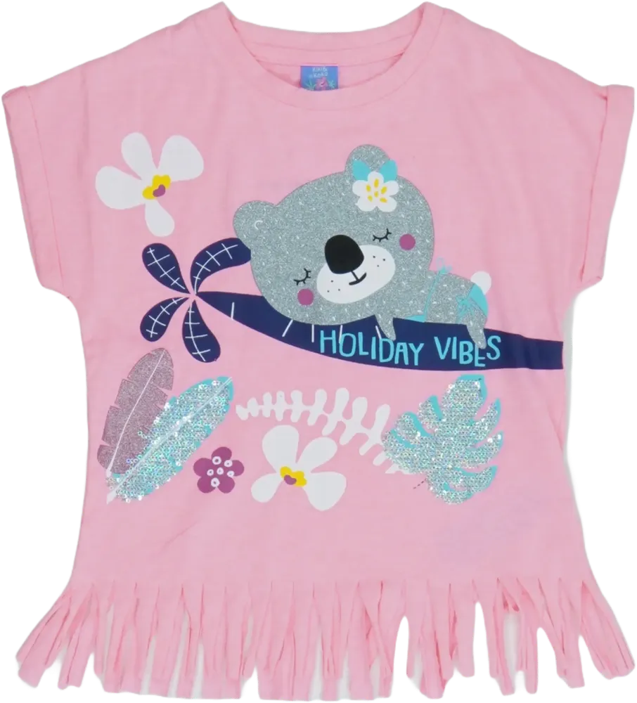 Rózsaszín Kiki&amp;Koko Póló EU 104 / UK 4 év / US 4T/XS