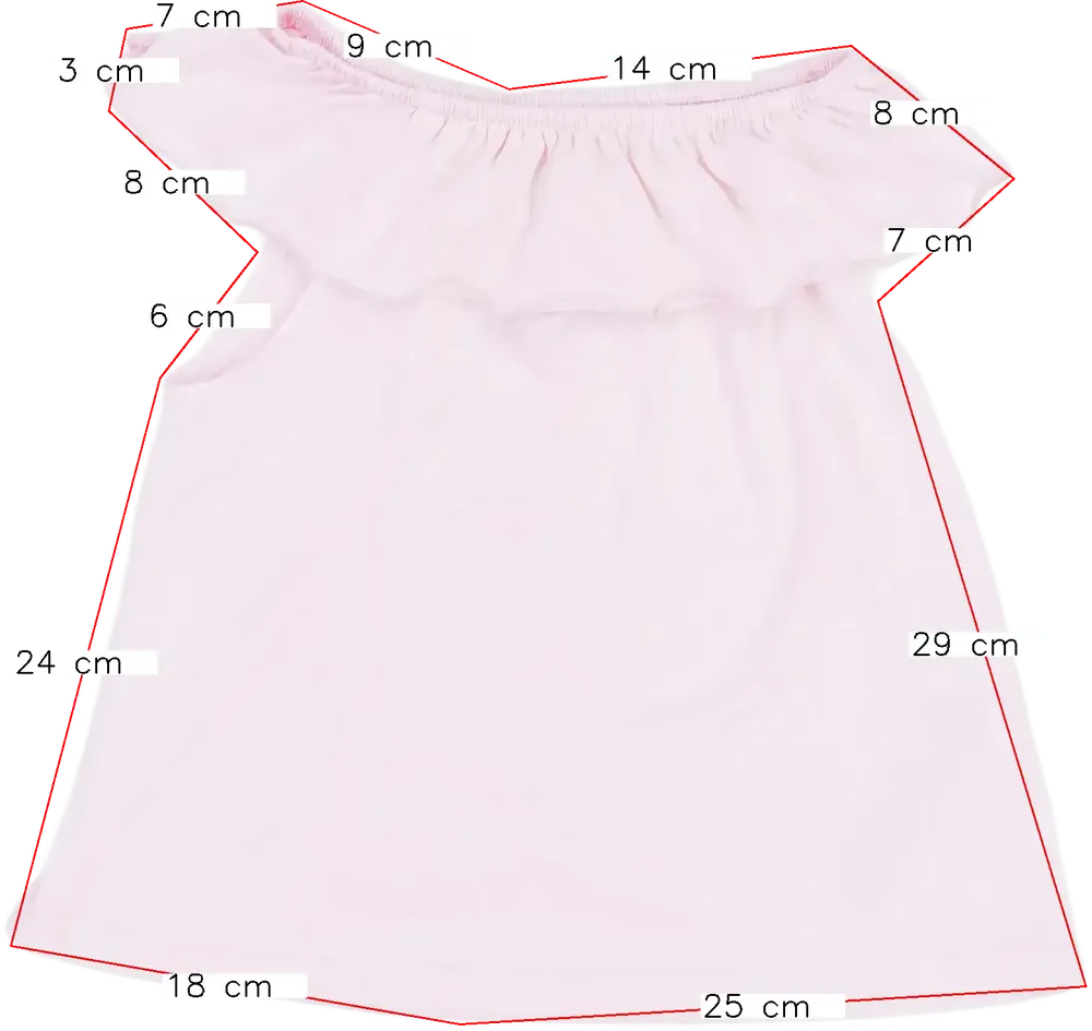 Rózsaszín Y.F.K. Blúz EU 116 / UK 6 év / US 6 év/S