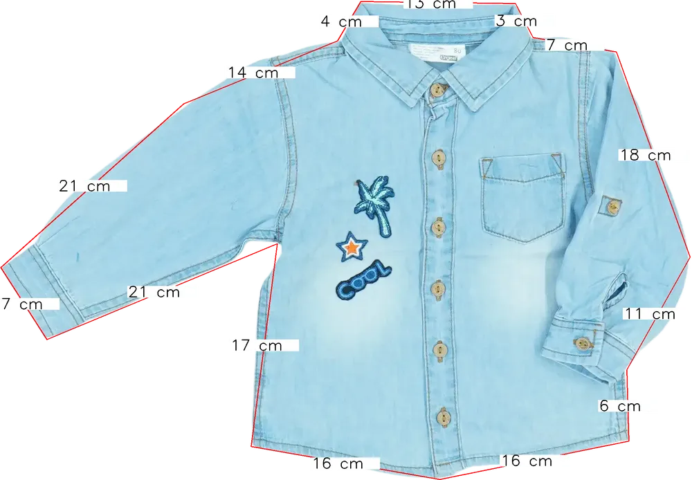 Kék Ergee Ing EU 80 / UK 9-12 hónap / US 12 hónap