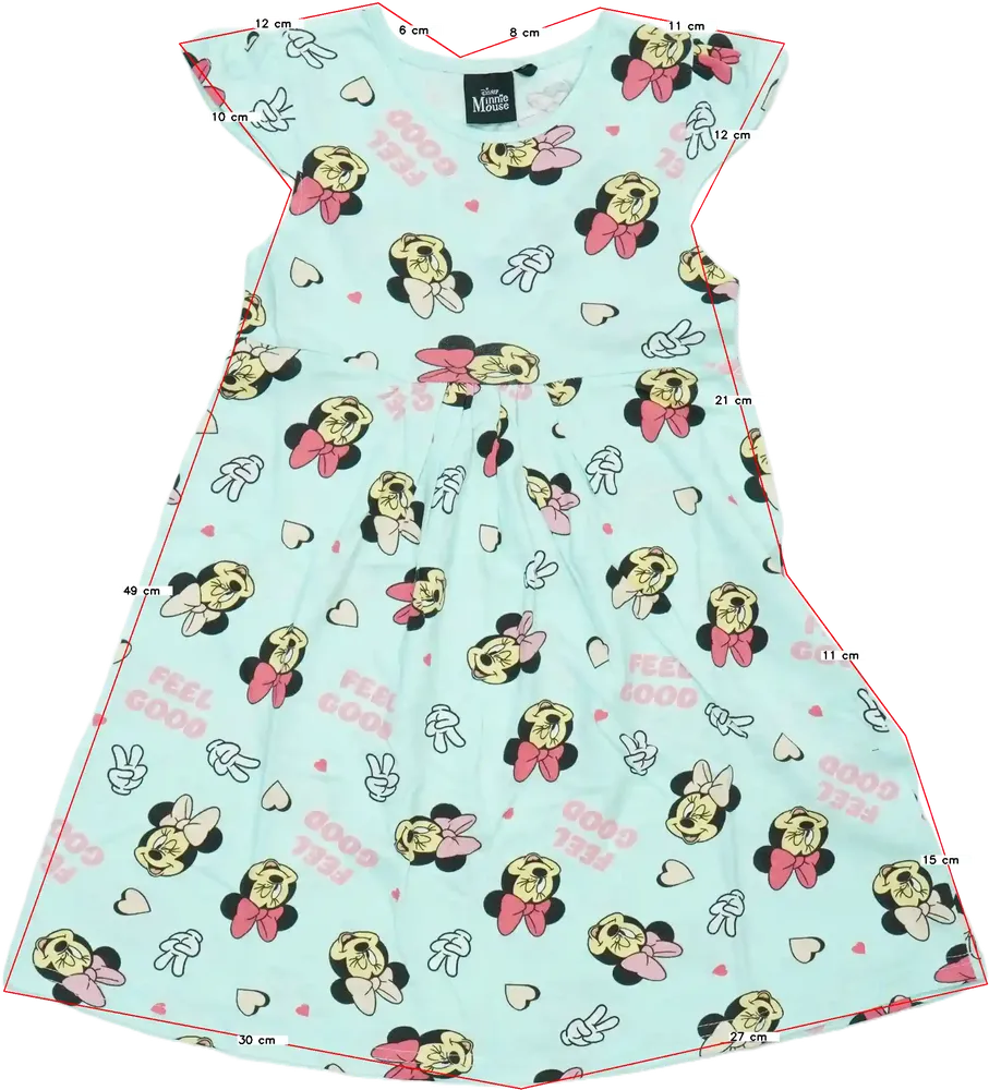 Zöld Disney Ruha EU 110 / UK 5 év / US 5 év/XS