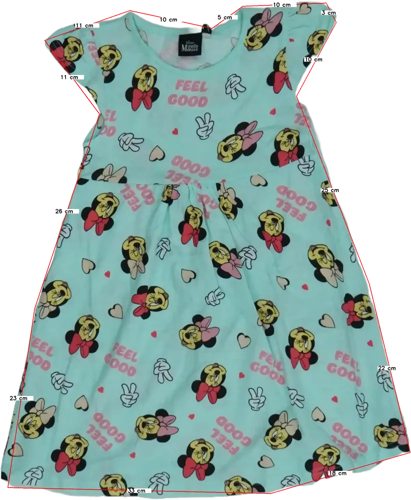 Zöld Disney Ruha EU 116 / UK 6 év / US 6 év/S