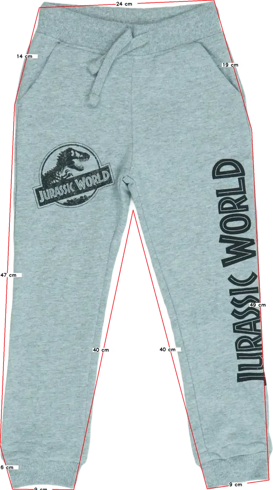Szürke Jurassic World Melegítőnadrág EU 110 / UK 5 év / US 5 év/XS